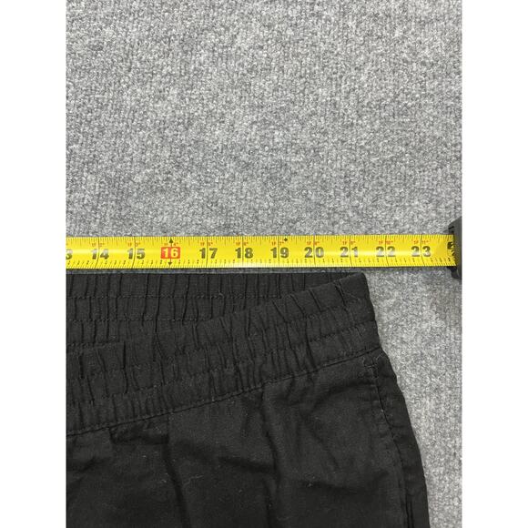 Coastal Resort Linen Blend Crop Pants 2XL Minimalist Scandi Cabincore Palm Beach - Picture 8 of 12